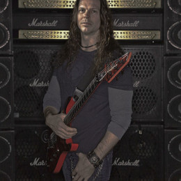 Guitarist and alumnus Chris Broderick rocks out nightly as lead guitarist for Megadeth