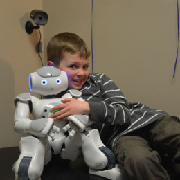 Engineering school uses robot to help kids with autism disorders
