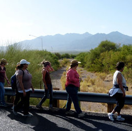Seven University of Denver students traveled to Tucson, Ariz., and the U.S.-Mexico border during the 2013 summer interterm. Photo courtesy of Margie Thompson