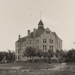 The DU campus as it looked in the early 1900s.