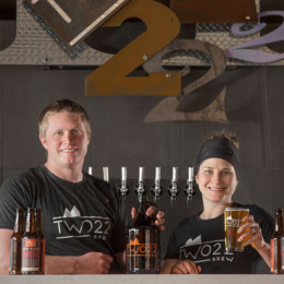 Alumni couple crafts brewery with a social mission