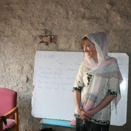Alumna promotes peace through education in Pakistan