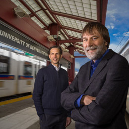 Faculty and students in geography department study transit-oriented development